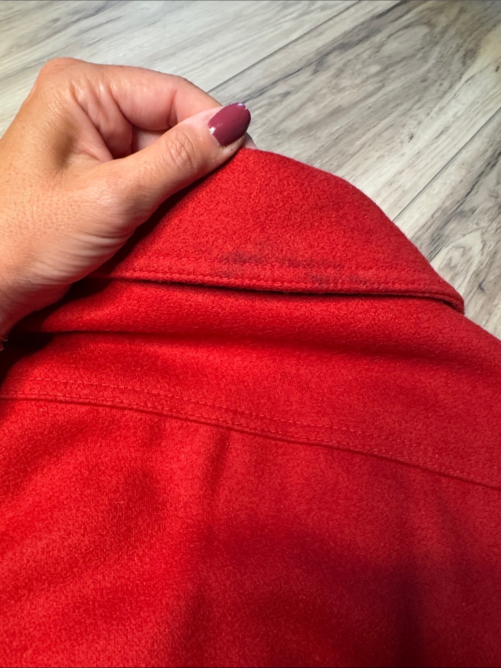 Vintage 80’s red bomber jacket - Picture 10 of 16